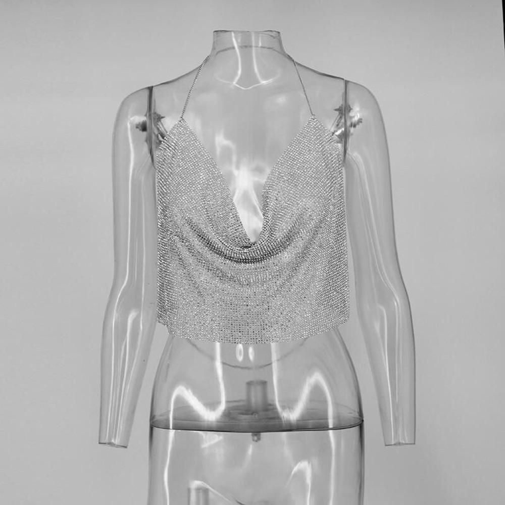 NEW! Silver Jewel Top - Picture 2 of 6